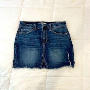 JBD Just Black Denim Distressed Mini Skirt Size M